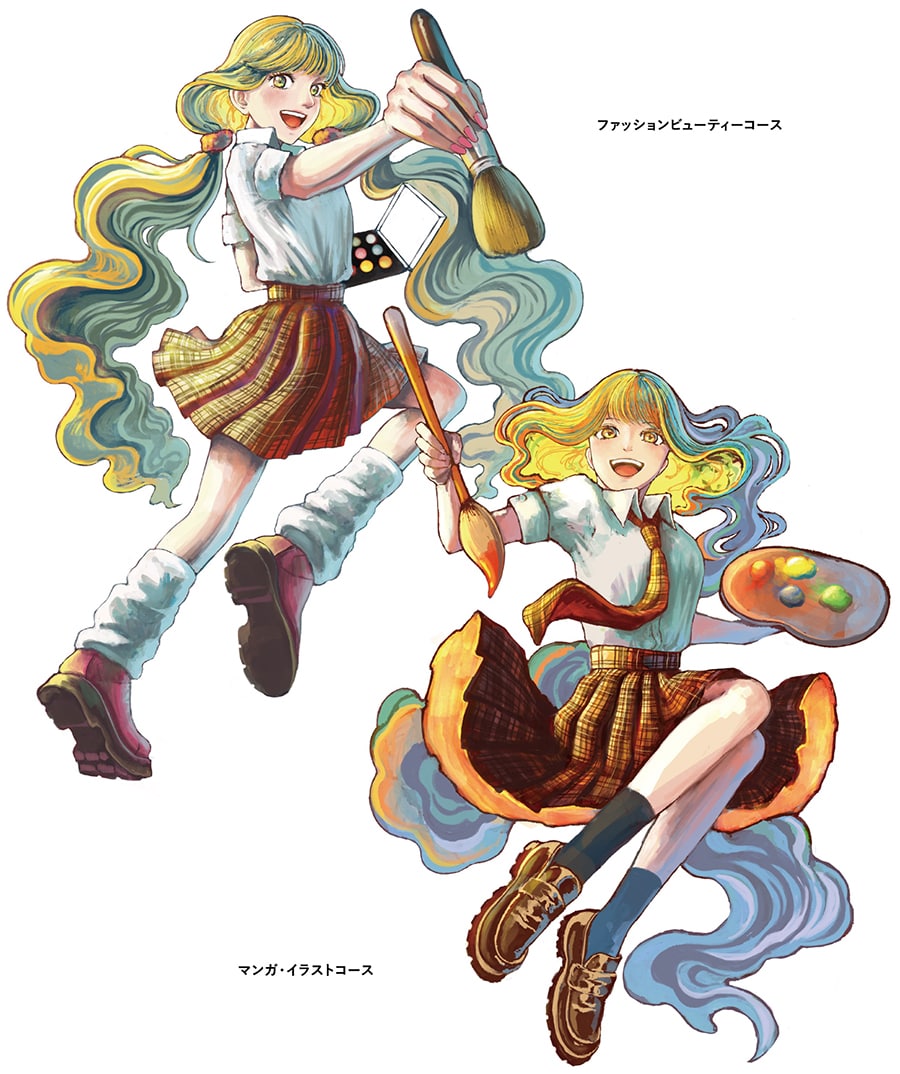 マンガ・イラストコース卒業生の在学中の作品